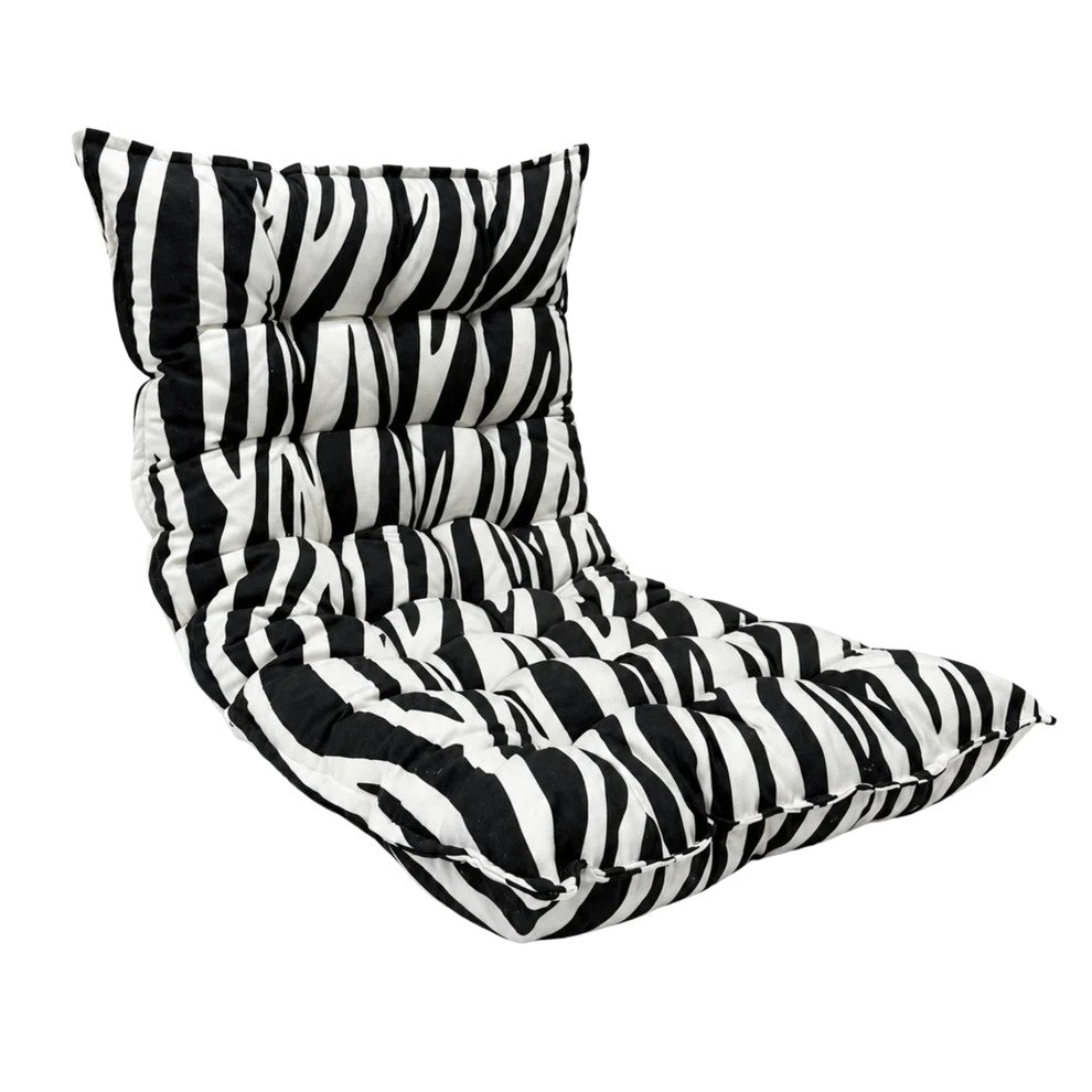 Eversby Edit — Zebra Quilted Floor Cushion