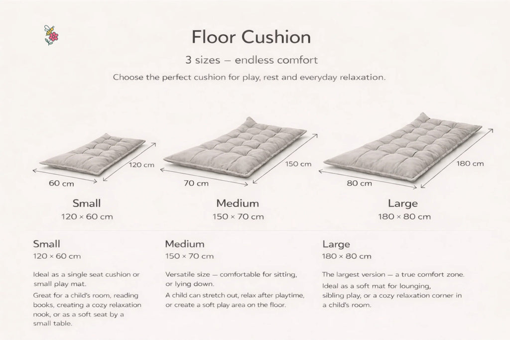 Eversby Edit — Zebra Quilted Floor Cushion