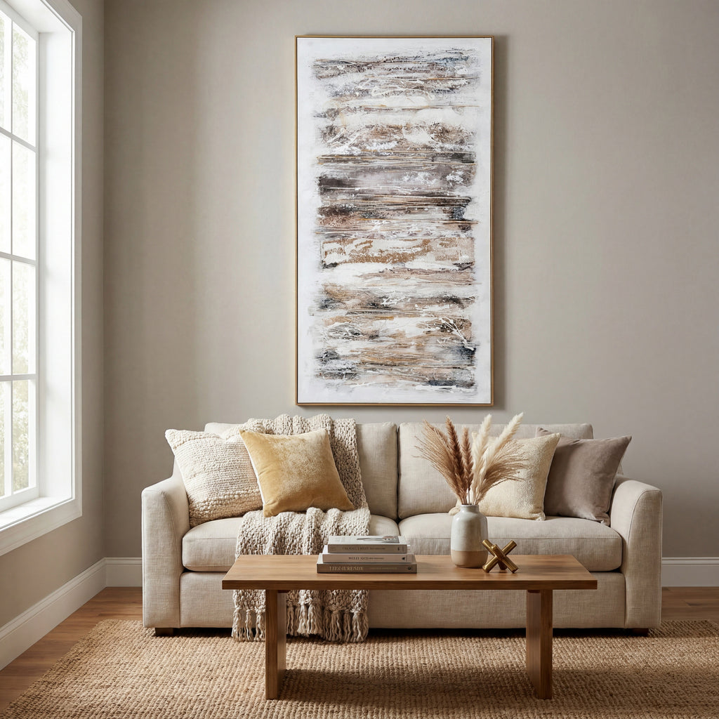 Ethereal Hand Painted Canvas - front view
