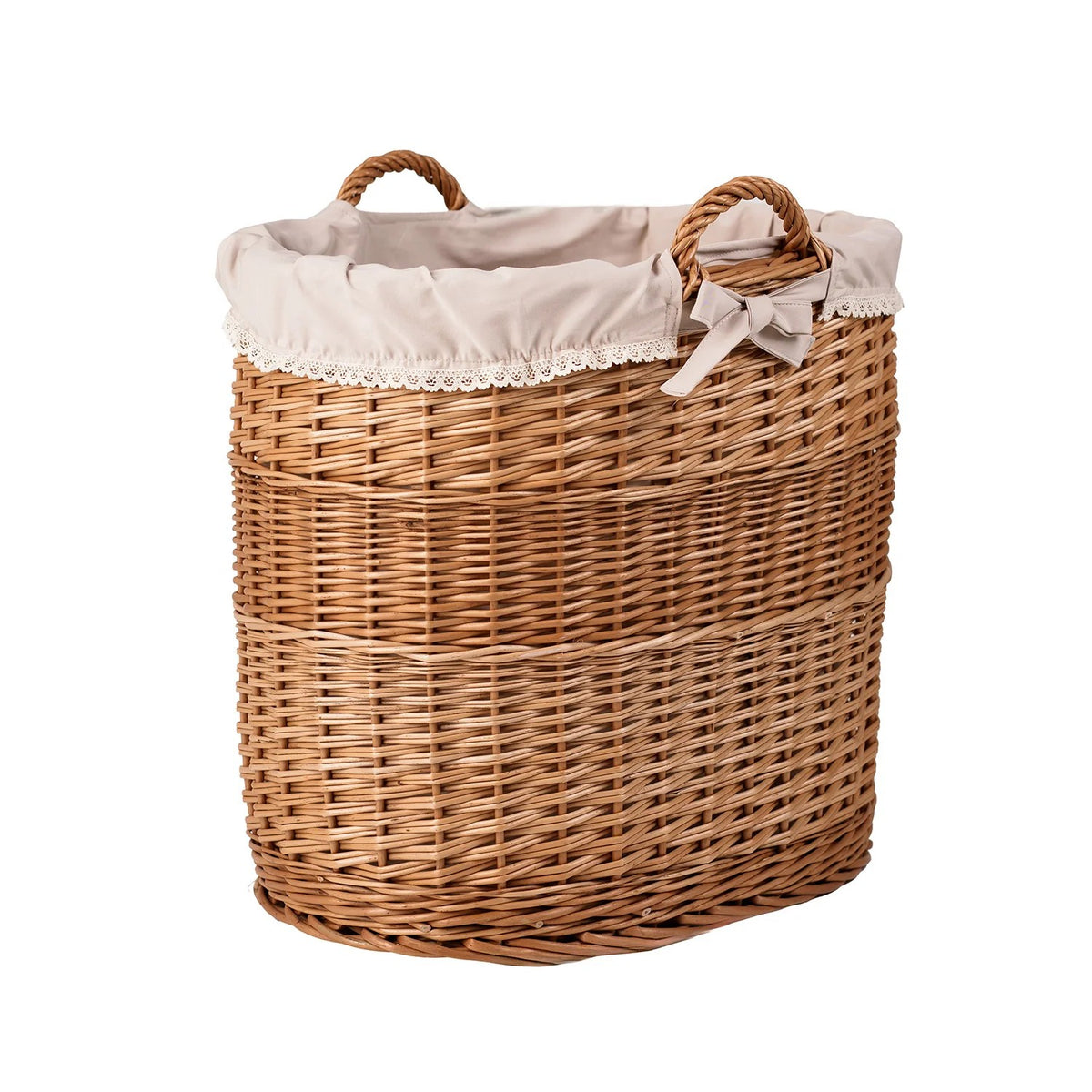 Eversby Edit — Hazel Oval Wicker Storage Basket