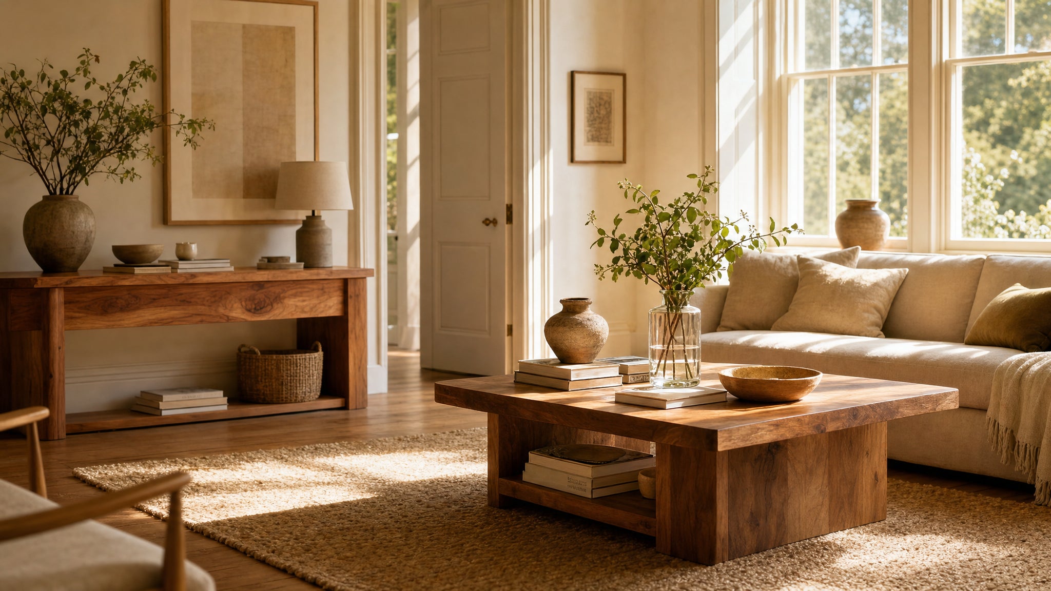 Sunlit new-season furniture